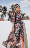 Hot style women's popular sun - block chiffon dresses