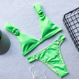 Pit bikini sexy triangle bag ring swimsuit