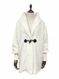Hot style women's hot selling warm fur cashmere coat