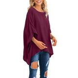 Women's dresses are hot sellers with plus-size autumn/winter t-shirts with round necks