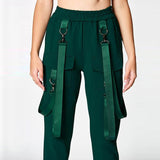 Big pocket overalls women's women's street BF wind pencil 9 pants factory direct