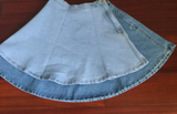 FASHION CUTE BLUE SKIRT HIGH QUALITY NOT THE POOR