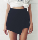 Cotton and linen wild pants skirt