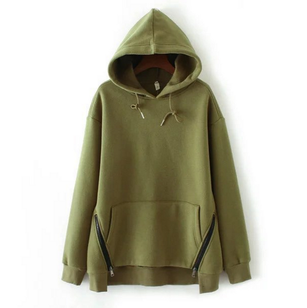 Hot Fashion pullover hoodie thickness sweater Green