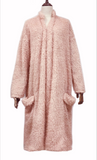 Hot style women's hot selling cashmere warm long coat