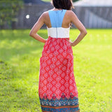 Summer digital print dresses are hot for women
