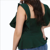 Spring and summer fashion short jacket Slim new knit vest commuter women with buttons